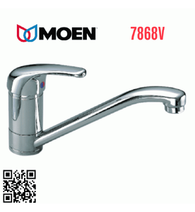 Vòi rửa bát nóng lạnh cần cứng gắn chậu Moen 7868V