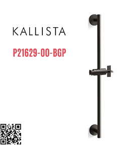 Thanh trượt sen tắm màu đen Kallista P21629-00-BGP