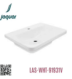Chậu rửa bán âm bàn Ấn Độ Jaquar LAS-WHT-91931V