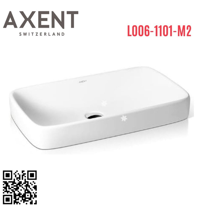 Chậu rửa mặt bán âm Axent L006-1101-M2