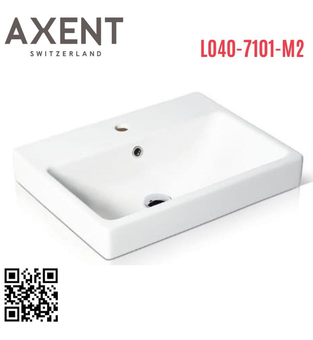 Chậu rửa mặt bán âm Axent L040-7101-M2