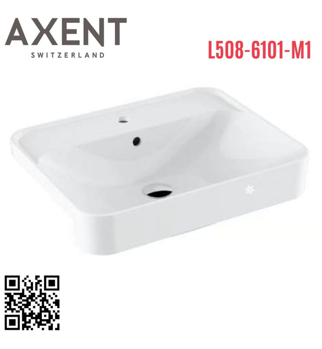 Chậu rửa mặt bán âm Axent L508-6101-M1