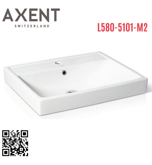 Chậu rửa mặt bán âm Axent L580-5101-M2