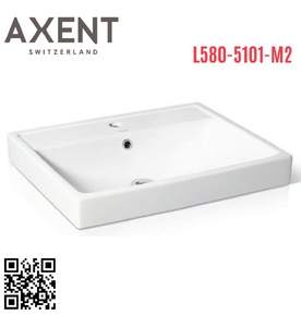 Chậu rửa mặt bán âm Axent L580-5101-M2