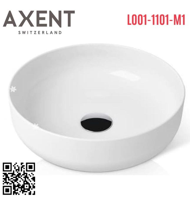Chậu rửa mặt tròn đặt bàn Axent L001-1101-M1