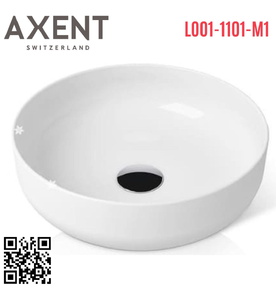 Chậu rửa mặt tròn đặt bàn Axent L001-1101-M1