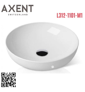 Chậu rửa mặt oval đặt bàn Axent L312-1101-M1