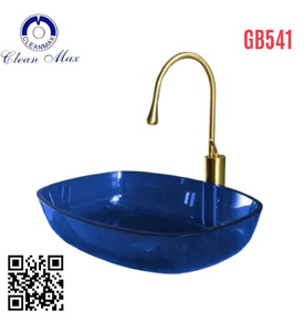 Chậu rửa mặt bằng thủy tinh CleanMax GB541