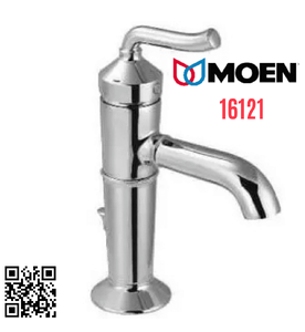 Vòi chậu lavabo nóng lạnh 1 chân thấp Moen 16121