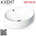 Chậu rửa mặt oval đặt bàn Axent L002-1101-M1