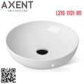 Chậu rửa mặt oval đặt bàn Axent L310-1101-M1