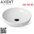 Chậu rửa mặt oval đặt bàn Axent L312-1101-M1