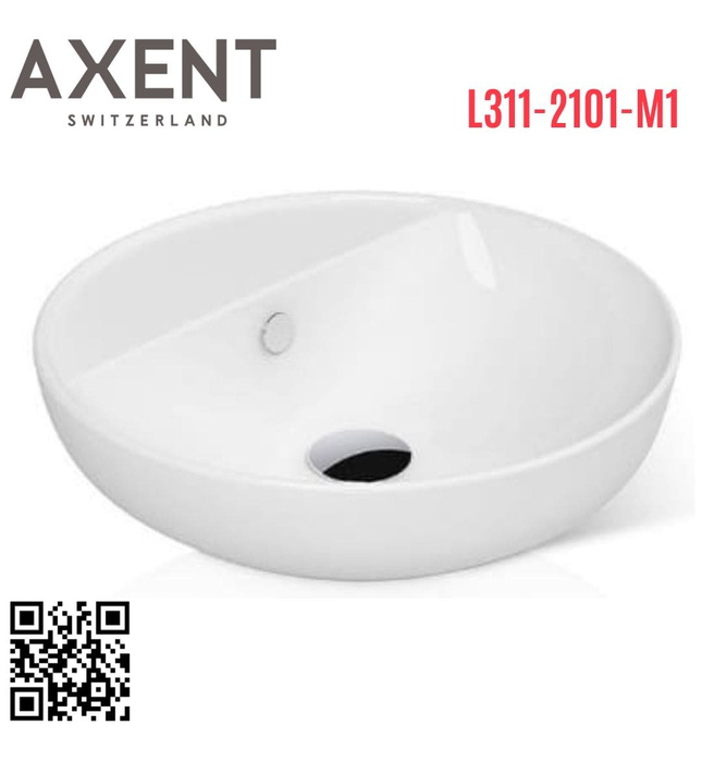 Chậu rửa mặt tròn đặt bàn Axent L311-2101-M1
