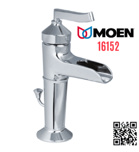Vòi chậu lavabo nóng lạnh 1 chân thấp Moen 16152