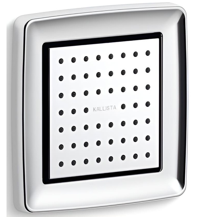 Bát sen tắm gắn tường vuông màu đen Kallista P22079-00-PGP