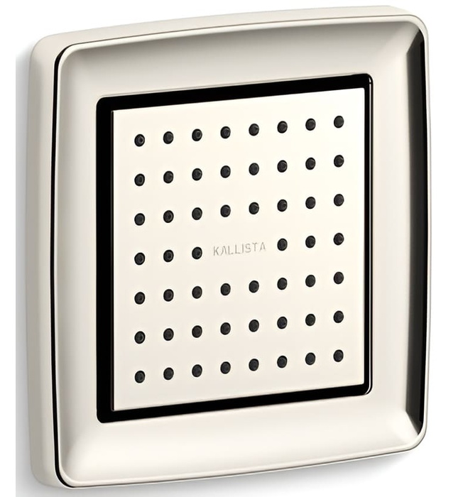 Bát sen tắm gắn tường vuông màu đen Kallista P22079-00-BGP