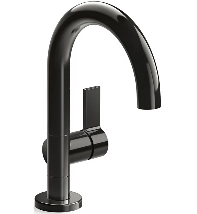 Vòi chậu rửa mặt nóng lạnh 1 chân đen Kallista P24409-00-BGP