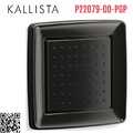 Bát sen tắm gắn tường vuông màu đen Kallista P22079-00-PGP