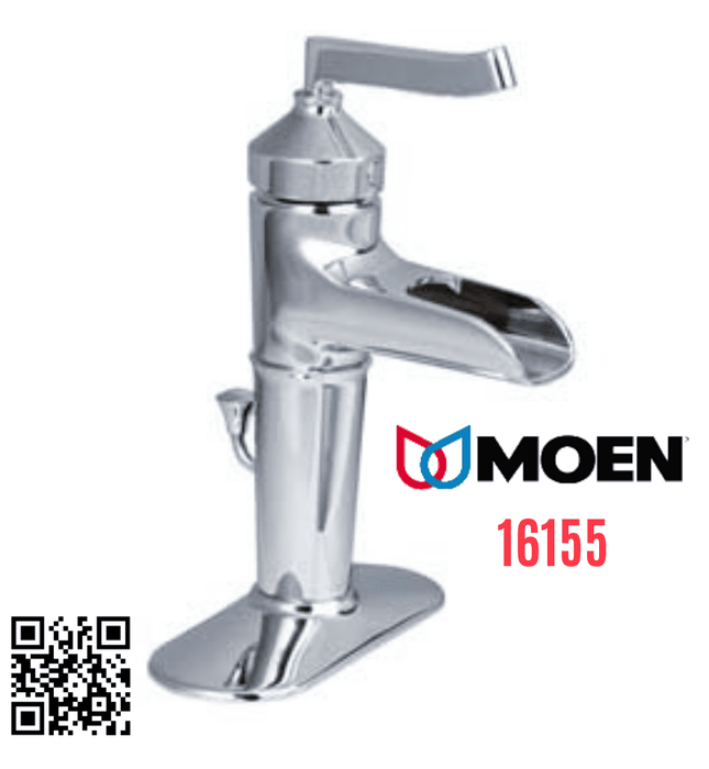 Vòi lavabo nóng lạnh 1 chân thấp loe Moen 16155