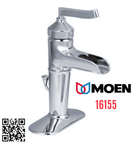 Vòi lavabo nóng lạnh 1 chân thấp loe Moen 16155