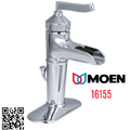 Vòi lavabo nóng lạnh 1 chân thấp loe Moen 16155
