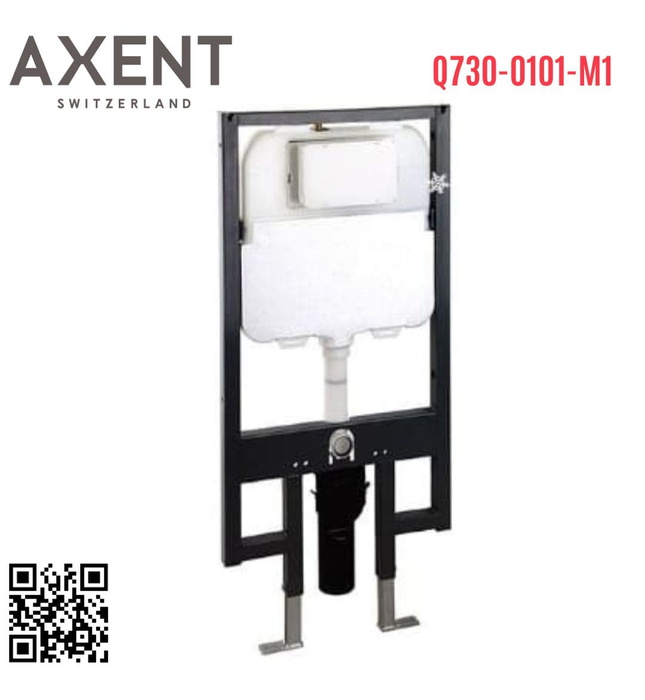 Khung két nước âm tường cơ chế khí nén Axent Q730-0101-M1