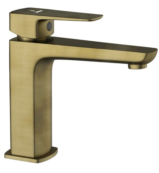 Vòi chậu rửa mặt nóng lạnh màu vàng Ấn Độ Jaquar KUP-GBP-35011BPMV