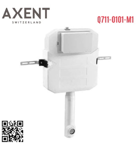 Khung két nước âm tường cơ chế khí nén Axent Q711-0101-M1