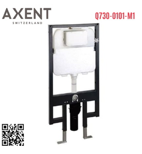 Khung két nước âm tường cơ chế khí nén Axent Q730-0101-M1
