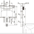 Khung két nước âm tường cơ khí Axent Q731-0101-M1