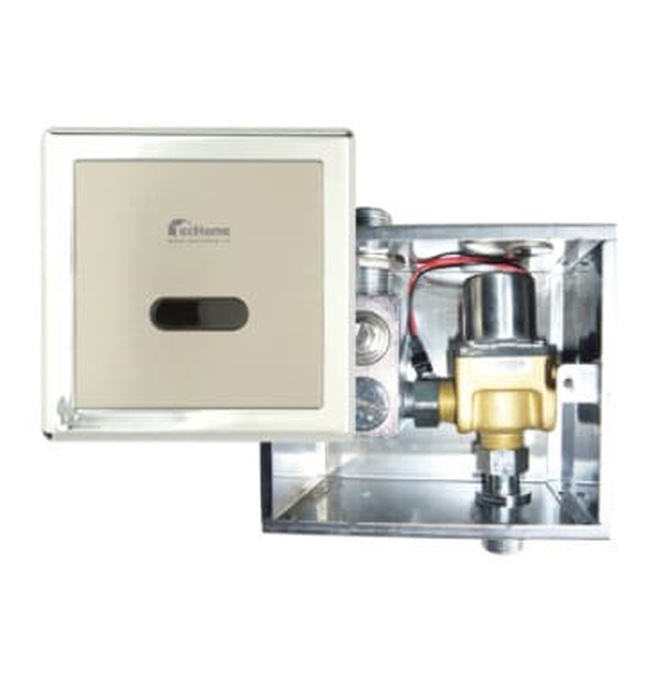 Van xả tiểu cảm ứng âm tường Techome A606 (Pin Điện)