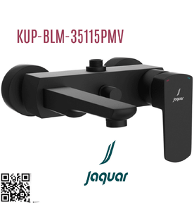Củ sen tắm nóng lạnh gắn tường màu đen Ấn Độ Jaquar KUP-BLM-35115PMV
