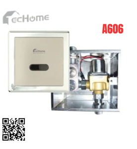 Van xả tiểu cảm ứng âm tường Techome A606 (Pin Điện)