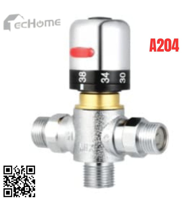 Van Trộn nóng Lạnh Tự Động Điều Chỉnh Nhiệt Độ Techome A204