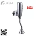 Van xả tiểu cảm ứng dương tường dùng pin Techome A602