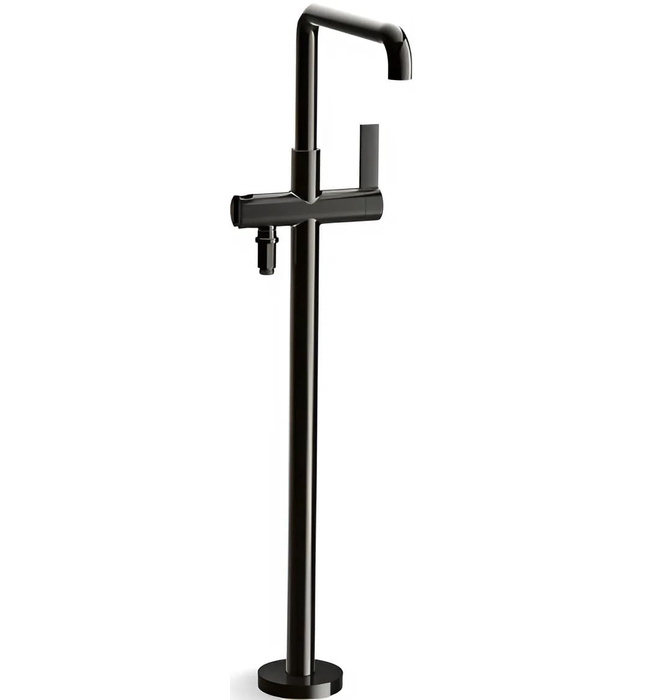 Vòi bồn tắm gắn sàn 1 lỗ nóng lạnh Nickel Kallista P24418-00-BN