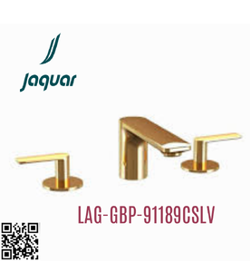 Vòi rửa mặt lavabo màu vàng 3 chân Ấn Độ Jaquar LAG-GBP-91189CSLV