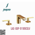 Vòi rửa mặt lavabo màu vàng 3 chân Ấn Độ Jaquar LAG-GBP-91189CSLV