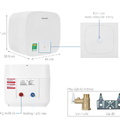 Bình Nóng Lạnh Vuông 30L Atlantic SWH 30A M-N0 AMI SQUARE