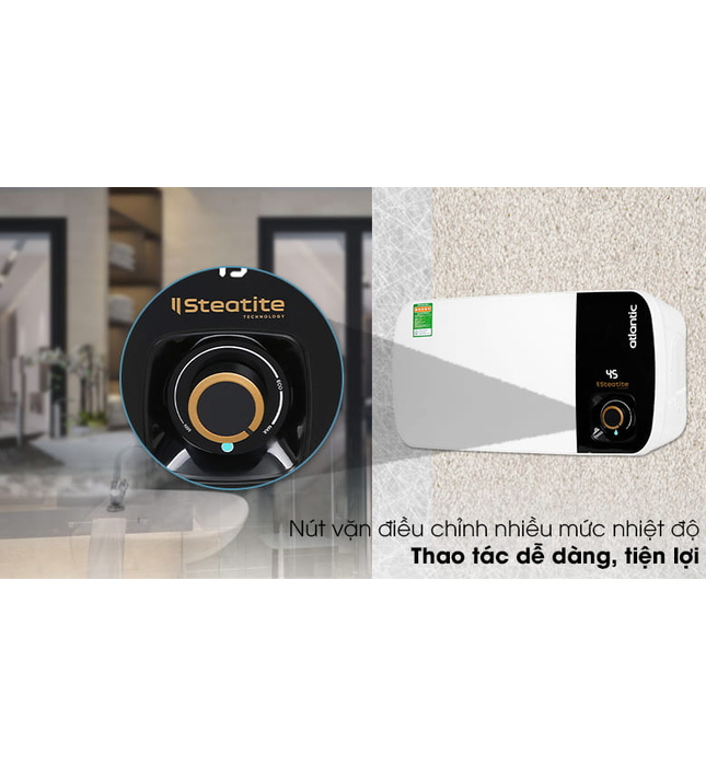 Bình nóng lạnh Atlantic SWH 30H M-4 NEO LITE (Bình ngang)  