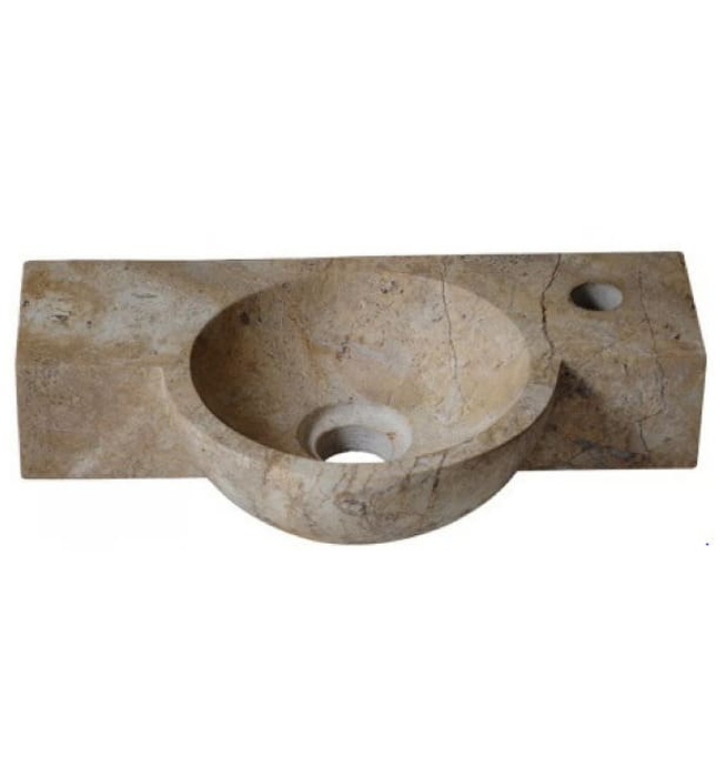 Chậu Rửa Mặt Treo Tường Đá Tự Nhiên Kanly MAR6M4V 