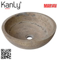 Chậu Rửa Mặt Đặt Bàn Đá Tự Nhiên Kanly MAR14V 