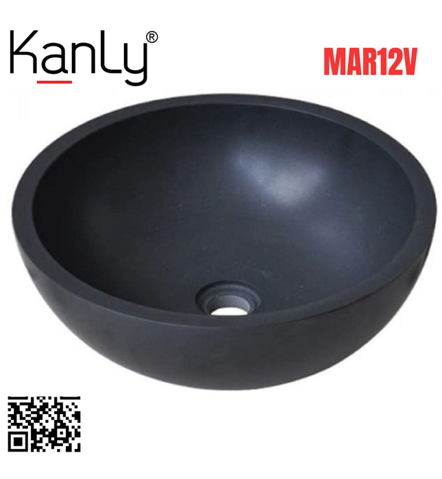 Chậu Rửa Mặt Đặt Bàn Đá Tự Nhiên Kanly MAR12V 