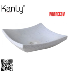 Chậu Rửa Mặt Đặt Bàn Đá Tự Nhiên Kanly MAR33V 