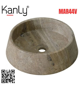 Chậu Rửa Mặt Đặt Bàn Đá Tự Nhiên Kanly MAR44V 