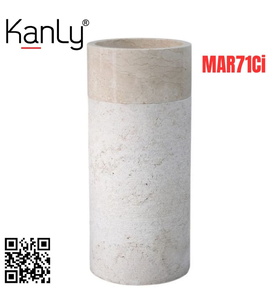Chậu Rửa Mặt Đặt Sàn Đá Tự Nhiên Kanly MAR71Ci 