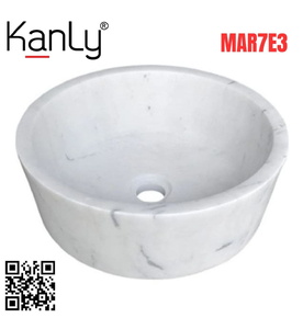 Chậu Rửa Mặt Đặt Bàn Đá Tự Nhiên Kanly MAR7E3 