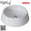 Chậu Rửa Mặt Đặt Bàn Đá Tự Nhiên Kanly MAR43V 