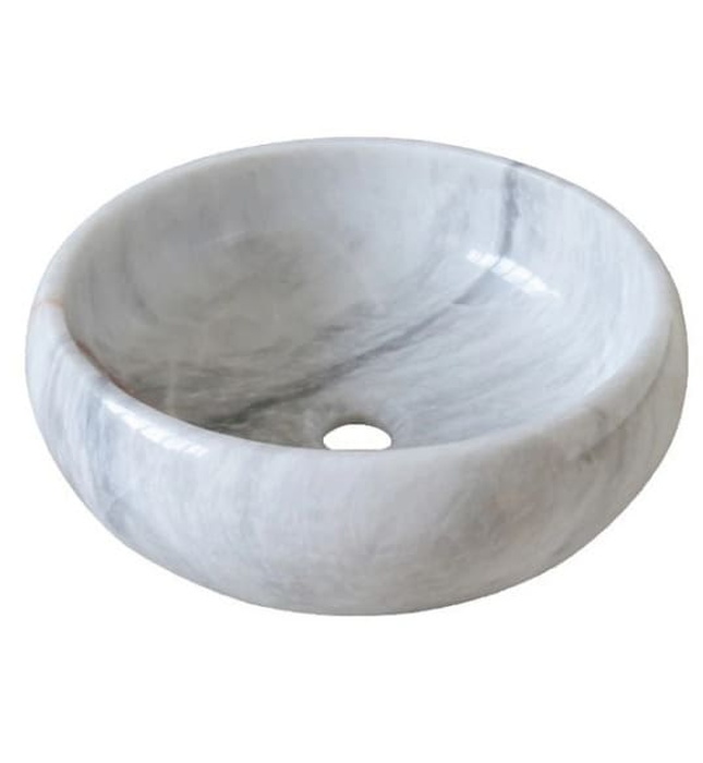 Chậu lavabo đặt bàn đá tự nhiên Kanly MAR123N 