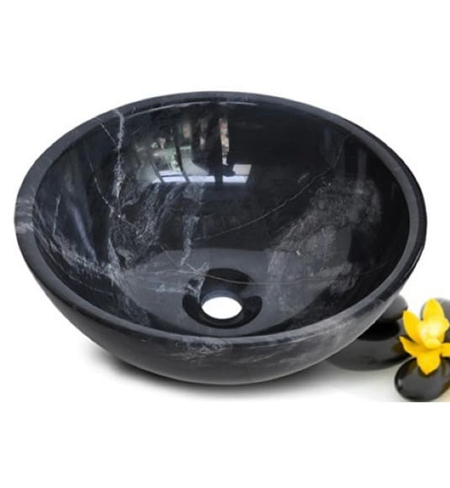 Chậu lavabo đặt bàn đá tự nhiên Kanly MAR12N 